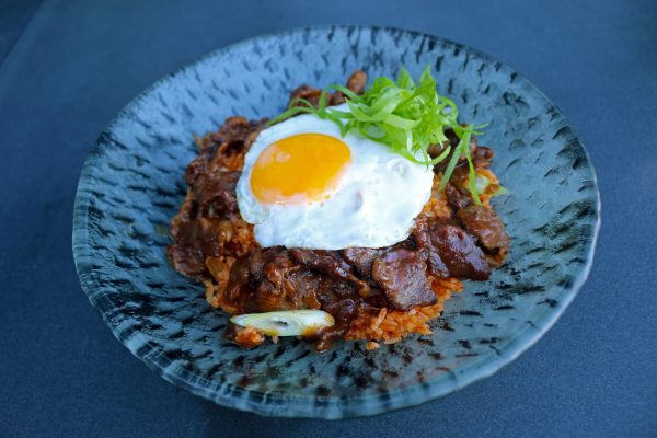 Kimchi Rice from takeaway menu of Manilahouse