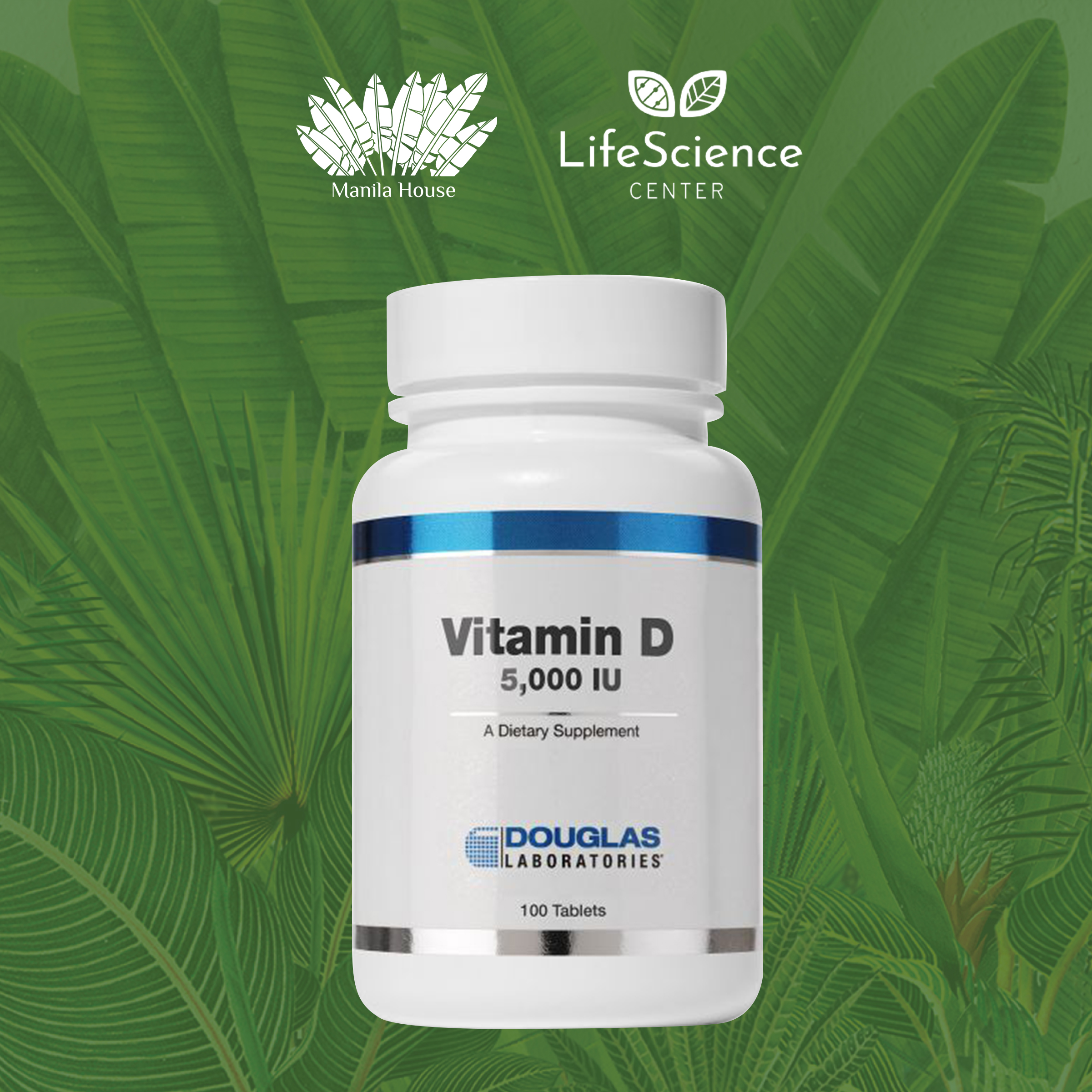 Douglas Laboratories Vitamin D3 5000IU for Sale from the Retail Shop of Manila House Private Club Inc