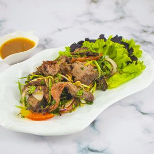 North-Eastern Thai Style Grilled Beef Salad from takeaway menu of Manilahouse